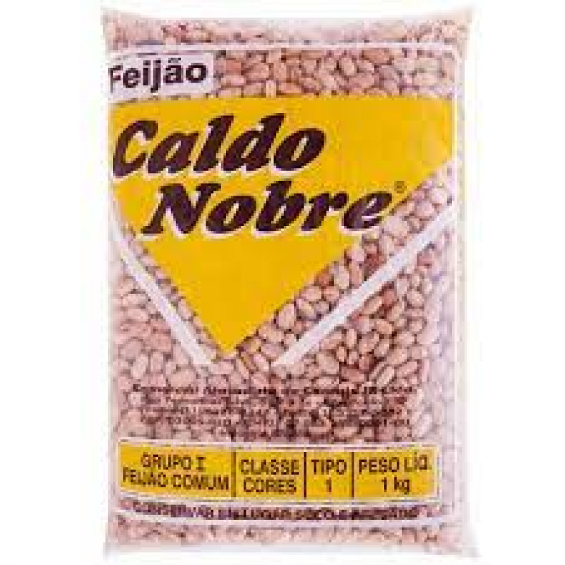 Feijão Carioca Tipo 1 Caldo Nobre - Pacote 1kg